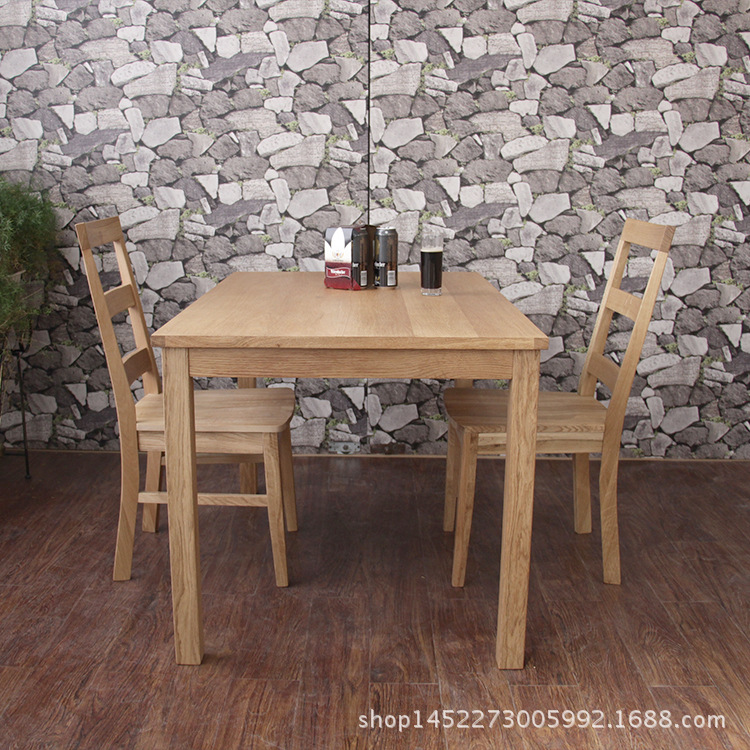 北歐宜傢白橡木餐桌椅純實木飯桌長方形餐廳傢具廠傢直銷一件代發批發・進口・工廠・代買・代購