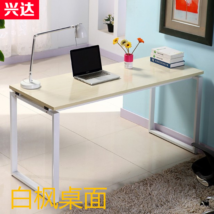 簡約現代鋼木電腦桌臺式傢用 雙人辦公桌 學習書桌椅組合定製批發・進口・工廠・代買・代購