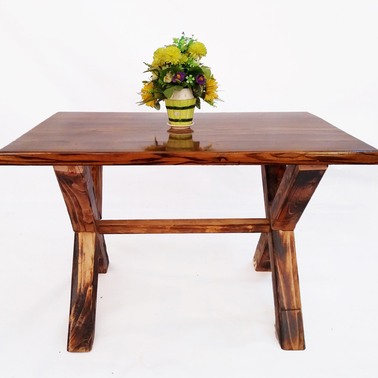 廠傢直銷餐桌 梓木碳化長方桌 材質優良 堅韌 細致,富有彈性工廠,批發,進口,代購