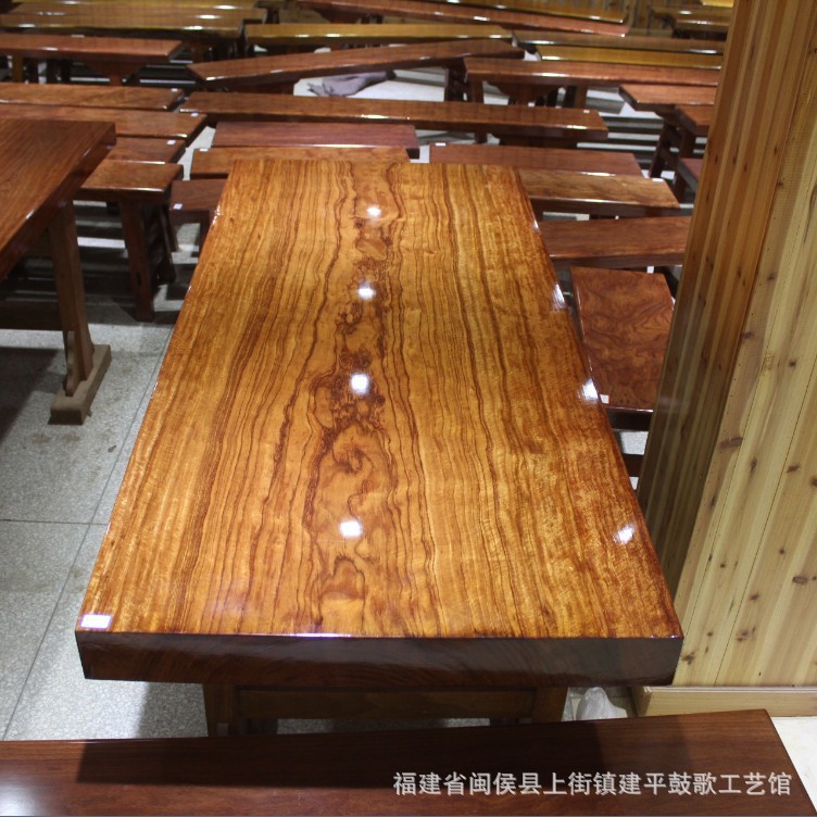 非洲進口巴花大板桌 個性傢具 實木原木餐桌 高檔辦公會議桌 主管工廠,批發,進口,代購