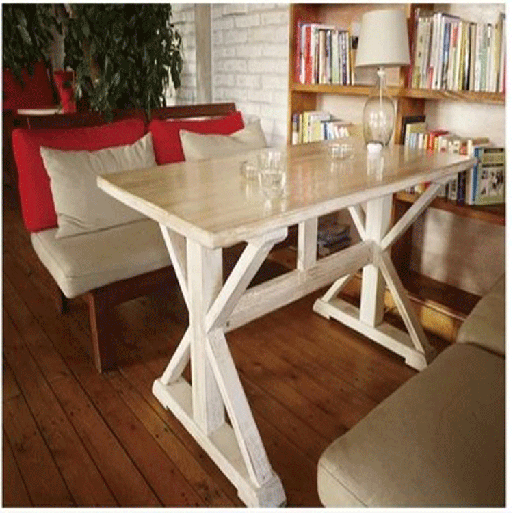 地中海實木餐桌咖啡桌酒吧仿古傢用餐桌做舊長方形白色桌電腦桌工廠,批發,進口,代購