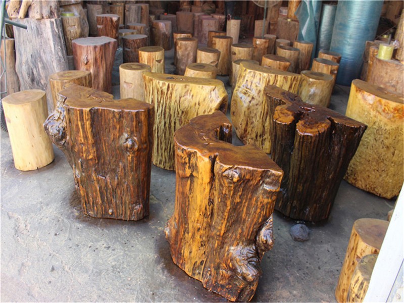 實木大板支架原木墩子大板配套支架 整圓原木架 一分為二 可定製工廠,批發,進口,代購