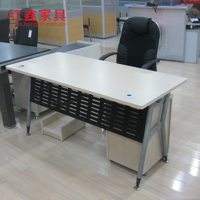 簡約現代辦公桌經理臺電腦桌 板式鋼架班臺 武漢辦公傢具1501工廠,批發,進口,代購