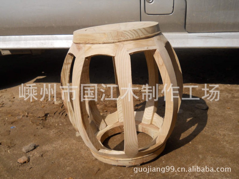 古典擺件東陽傢具木雕優惠價出售古藝圓鼓凳工廠,批發,進口,代購