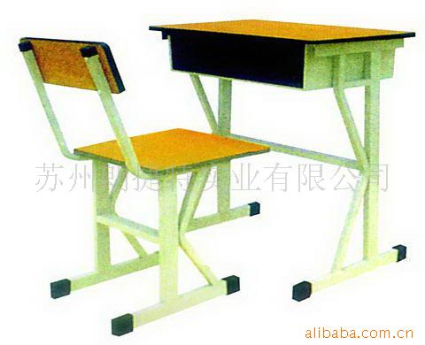 供應學生課桌椅 單人位課桌椅 金屬架課桌椅工廠,批發,進口,代購
