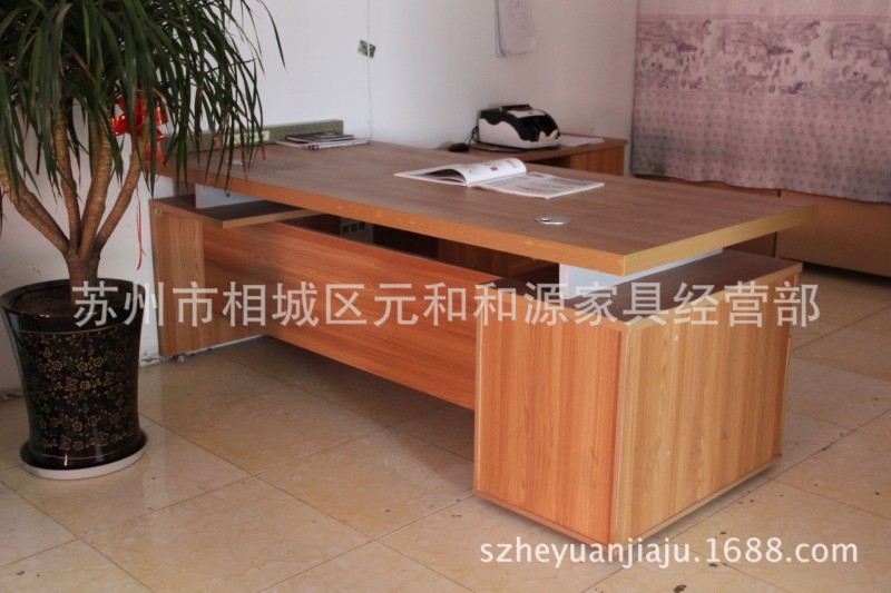 蘇州廠傢直銷供應 實木大班臺 簡約實木老板桌 可來圖定製工廠,批發,進口,代購