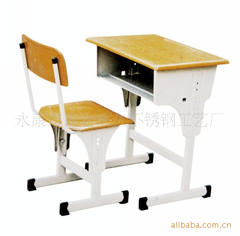 學生專用升降鋼木單人課桌椅工廠,批發,進口,代購