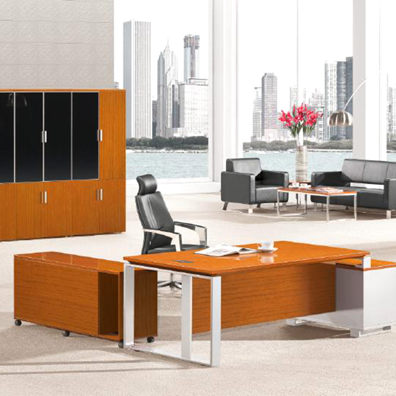 直銷供應  高品質班臺辦公桌 現代簡約辦公傢具高檔實木老板桌工廠,批發,進口,代購