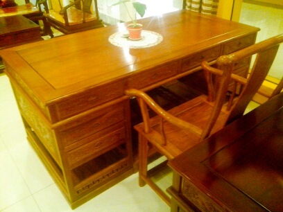 【促銷】古典紅木傢具 非洲黃花梨非花1.6米辦公桌椅子1米8桌椅工廠,批發,進口,代購