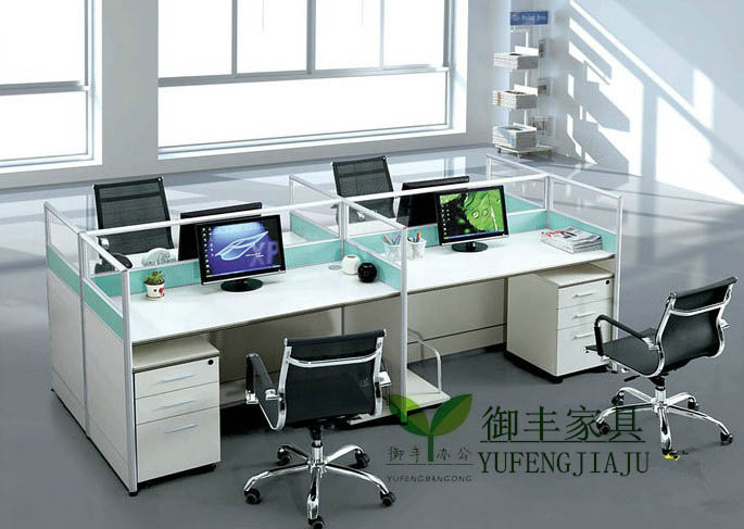 YF--A2408 廠傢直銷 屏風辦公桌 4人屏風辦公桌 組合屏風工作位工廠,批發,進口,代購