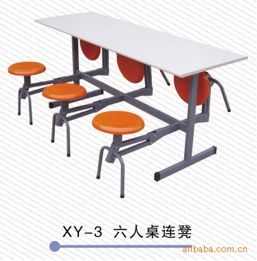 商傢特薦供應質量保證、多種型號的桌連凳工廠,批發,進口,代購