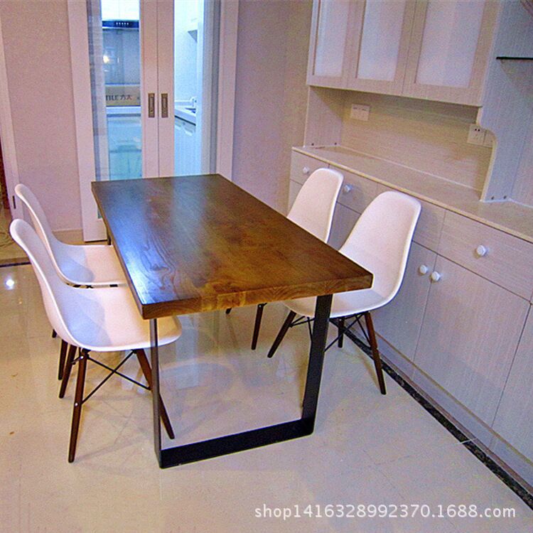 溫馨傢具 歐式復古創意白色鐵腳桌子 工作室傢用休閒多功能桌子批發・進口・工廠・代買・代購