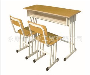 雙人三柱課桌椅 雙人固定課桌椅工廠,批發,進口,代購