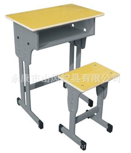 廠傢直銷SF-B074型黃色學生課桌椅工廠,批發,進口,代購