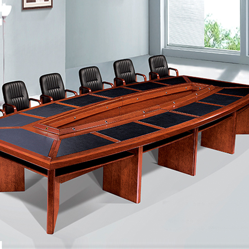 批發定製辦公傢具 實木環保雙層會議桌 簡約現代時尚辦公桌開會桌批發・進口・工廠・代買・代購