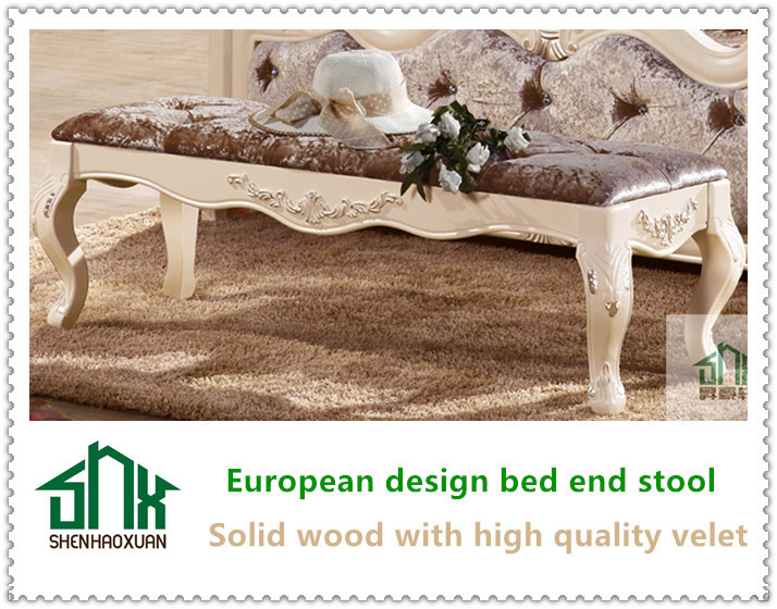 廠傢直批歐式法式臥室床塌床尾凳傢具床邊椅HA-A# 床尾凳實木工廠,批發,進口,代購