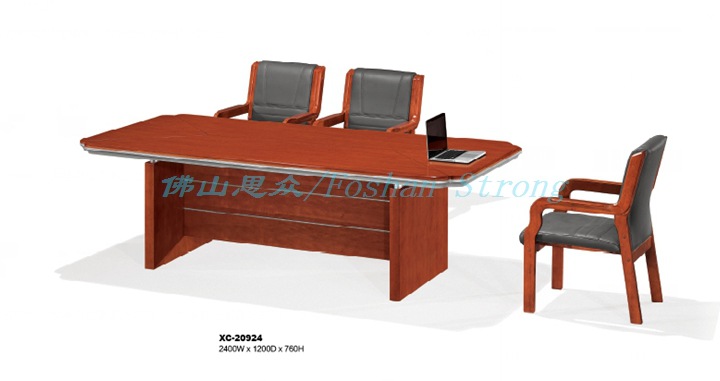 佛山實木會議桌，貼木皮長條會議桌，簡約現代辦公傢具工廠,批發,進口,代購