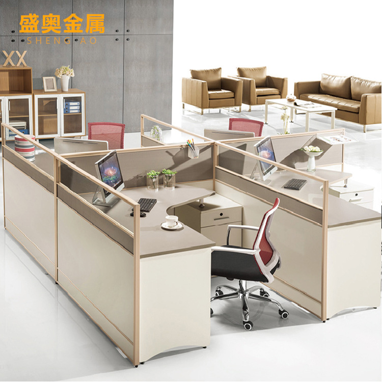 定製供應辦公室簡約時尚辦公桌傢裝建材優質實用辦公桌職員工作位工廠,批發,進口,代購