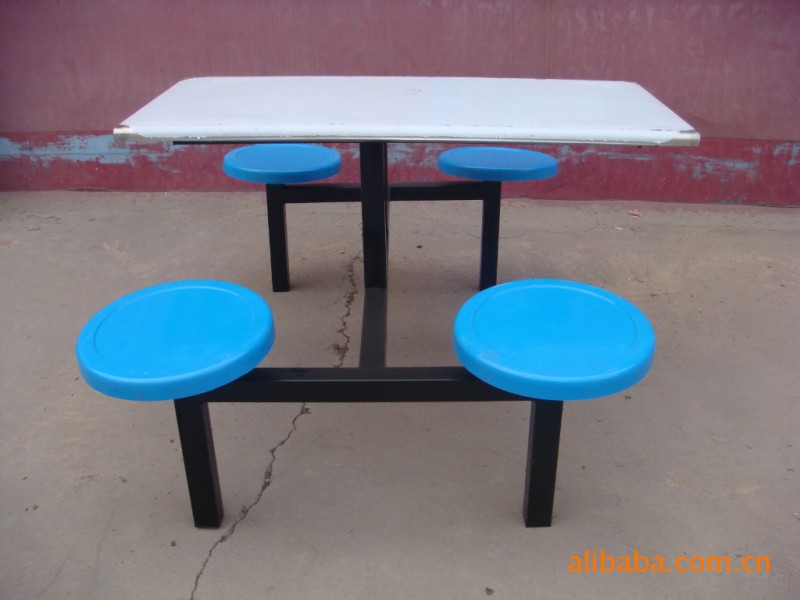 4人玻璃鋼圓凳快餐桌  圓凳快餐桌 玻璃鋼快餐桌批發・進口・工廠・代買・代購