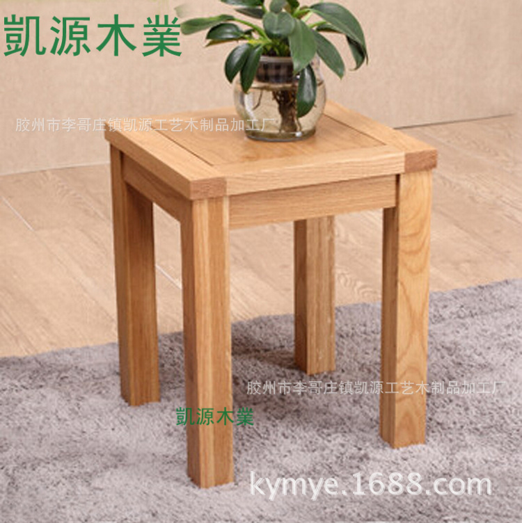 純實木方凳/邊幾邊桌/簡約白橡木小桌子/免費代理/工廠直銷/批發・進口・工廠・代買・代購