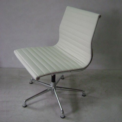 廠傢供應皮質伊姆斯鋁椅 無扶手高檔五金椅 現代休閒椅 可混批批發・進口・工廠・代買・代購