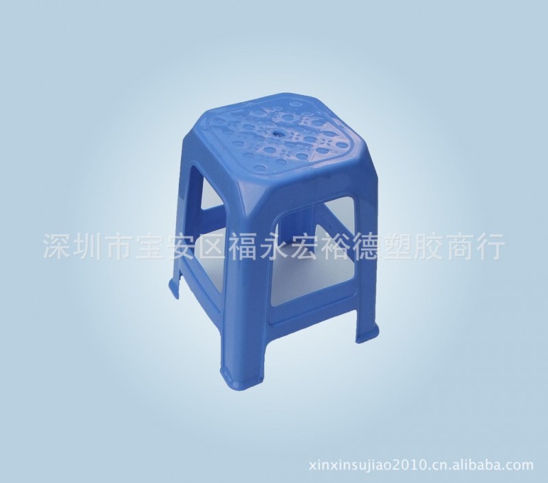 供應深圳藍色塑膠凳 流水線凳子 踩腳凳 進口料膠凳 加固加厚凳子批發・進口・工廠・代買・代購