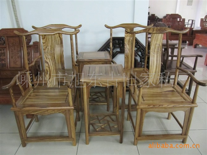 供應斑馬木官帽椅；紅木傢具；中式仿古裝修批發・進口・工廠・代買・代購