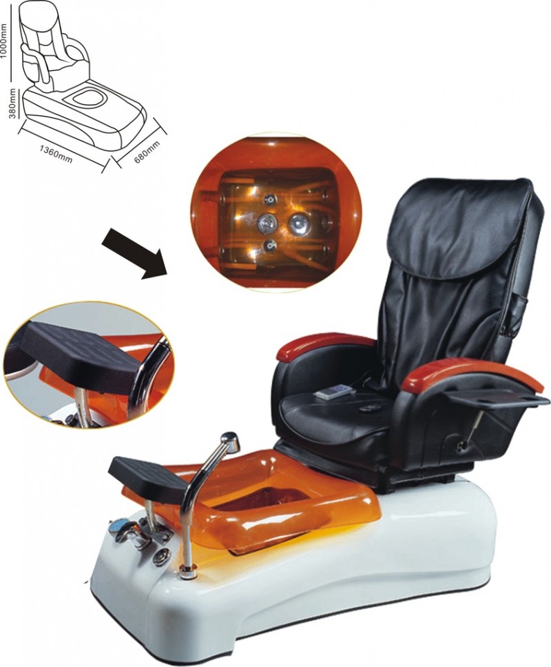 機械手帶玻璃鋼盤沐足椅——SP-9010 理容器材工廠,批發,進口,代購