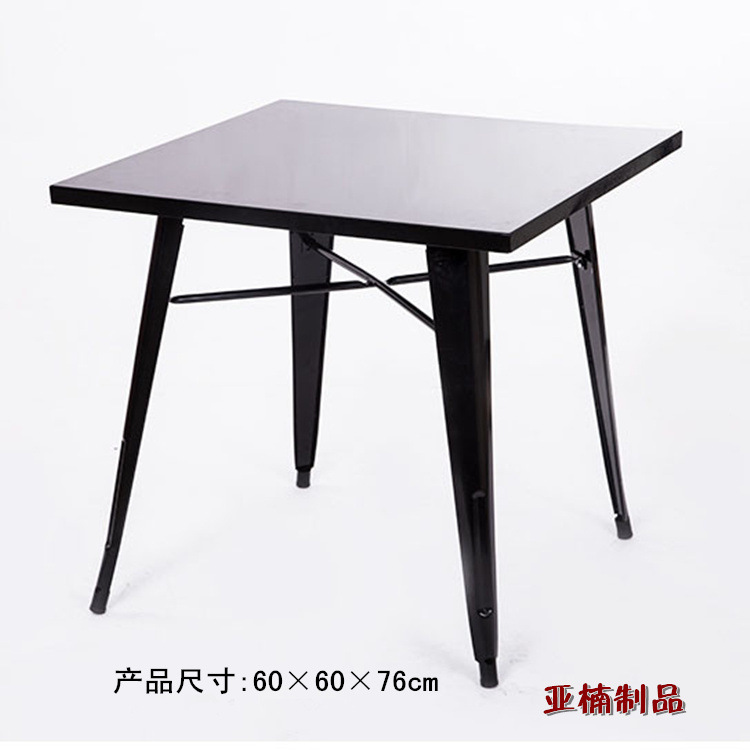 廠傢直銷 鐵質桌子 鐵皮桌 金屬質感 堅固耐用 60cm方桌餐桌工廠,批發,進口,代購