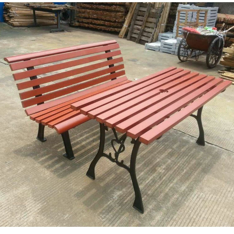 廠傢直銷質量保證公園桌椅 塑木長條桌椅 塑木公園桌椅工廠,批發,進口,代購