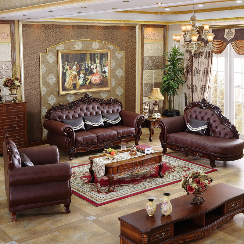 新款熱賣歐式時尚組合沙發 實木客廳轉角L型大款沙發 123貴妃組合批發・進口・工廠・代買・代購