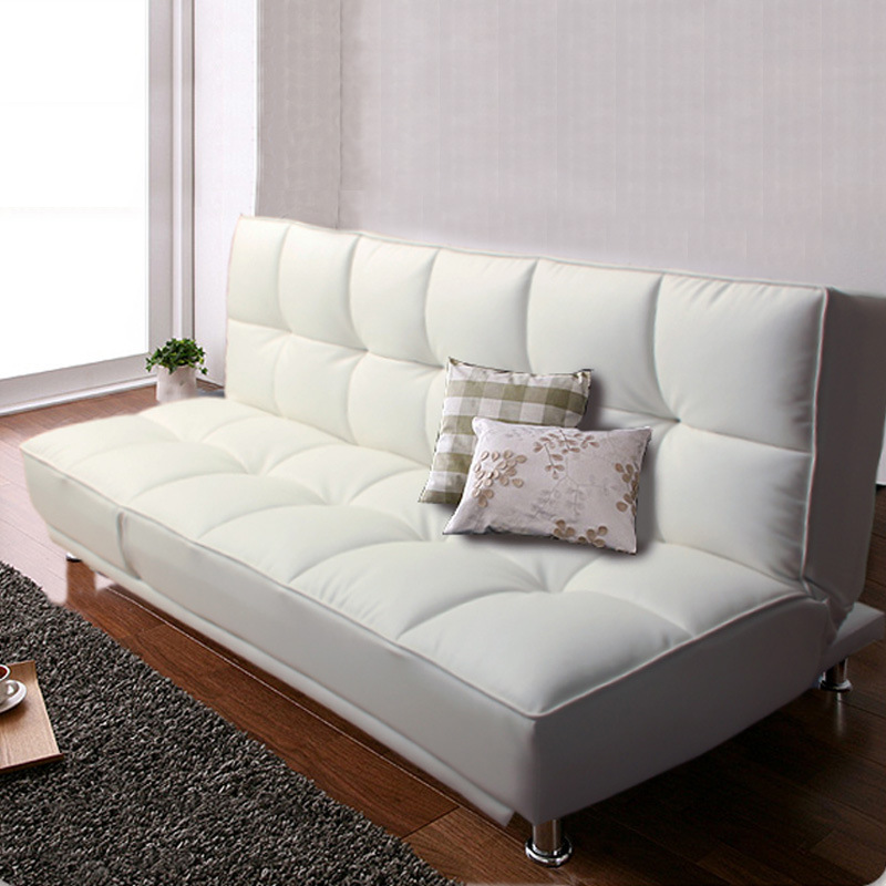 宜傢現代時尚休閒西皮沙發床可折疊客廳三人皮沙發床工廠直銷特價工廠,批發,進口,代購