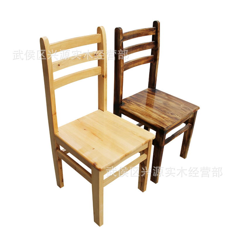 廠傢直銷柏木餐椅實木靠背椅北京椅 本色火燒木簡約就餐椅工廠,批發,進口,代購