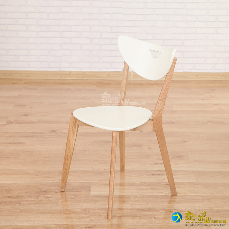 直銷實木餐椅現代簡約餐椅白橡宜傢餐椅靠背椅 傢用吃飯椅批發・進口・工廠・代買・代購