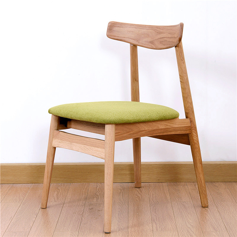 韓式餐椅 北歐休閒椅子 全實木白橡木洽談酒店傢用咖啡廳椅子工廠,批發,進口,代購