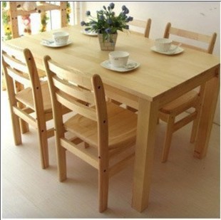實木餐桌 松木傢具 松木餐桌 四椅 餐桌椅工廠,批發,進口,代購