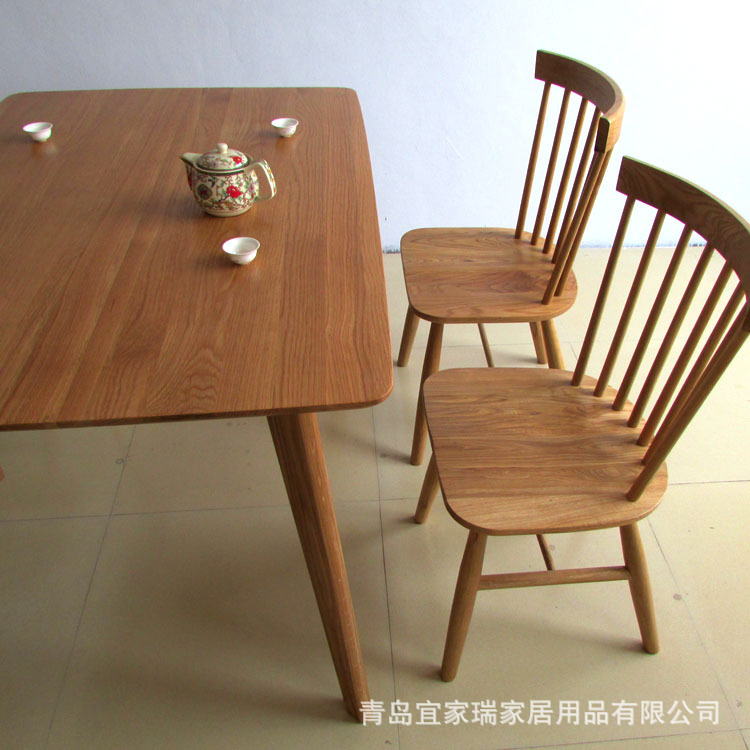 供應宜傢瑞實木餐桌 傢具方形橡木餐桌  飯桌 餐桌椅組合 批發工廠,批發,進口,代購