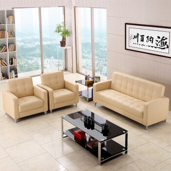 特價沙發茶幾組合現代簡約辦公室傢具接待會客沙發三人位長茶幾批發・進口・工廠・代買・代購