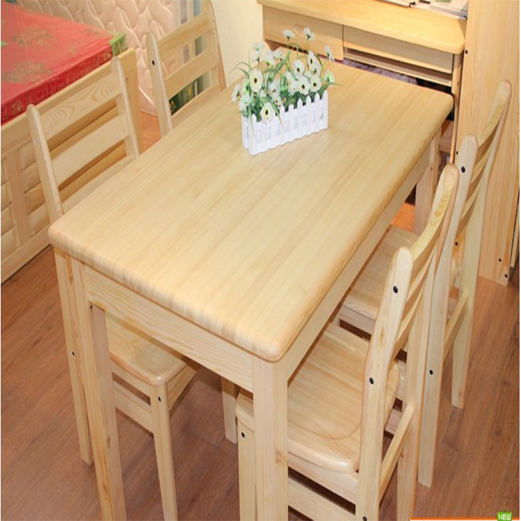 廠傢定製實木餐桌椅 餐桌椅組合簡約現代一桌四椅 組合小戶型桌子批發・進口・工廠・代買・代購