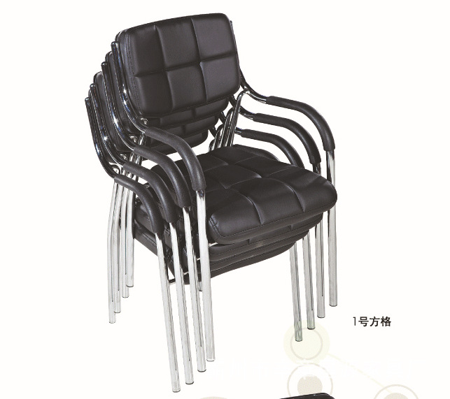 廠傢直銷方格椅 星源傢具黑色金屬皮革椅子批發・進口・工廠・代買・代購