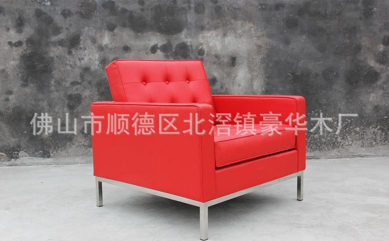 諾爾沙發單人位 真皮沙發 紐扣沙發 Florence knoll sofa批發・進口・工廠・代買・代購