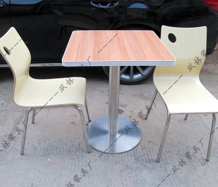 廠傢直銷咖啡廳餐桌椅組合 不銹鋼電鍍吧臺桌椅 奶茶店咖啡廳桌椅批發・進口・工廠・代買・代購