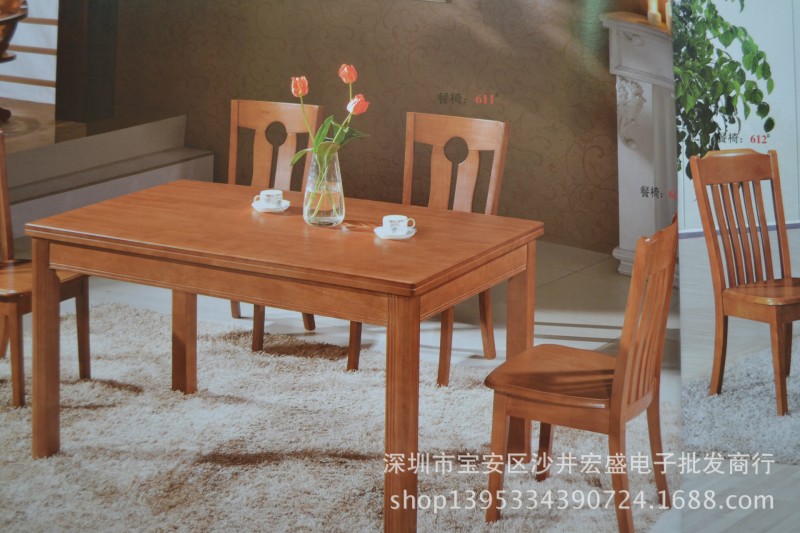 爆款餐桌 食堂餐廳餐桌 餐桌椅組合 實木餐桌 小戶型餐桌3301#批發・進口・工廠・代買・代購
