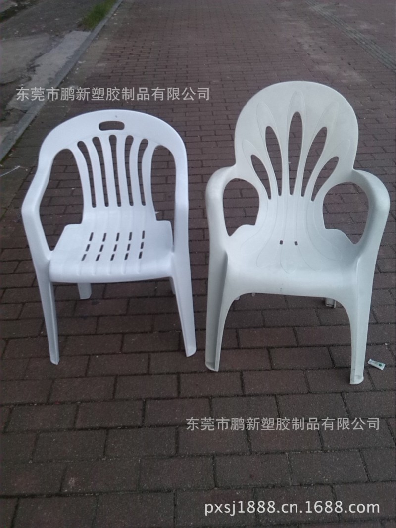 東莞鵬新塑膠生產傢特價直銷優質塑料椅子 塑膠椅子 四腳白色凳子批發・進口・工廠・代買・代購