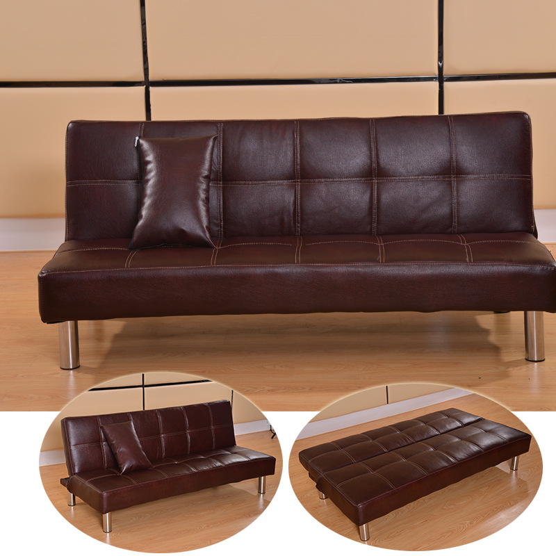 廠傢多功能簡易沙發可折疊沙發床1.8米皮藝小戶型實木沙發1.5雙人批發・進口・工廠・代買・代購