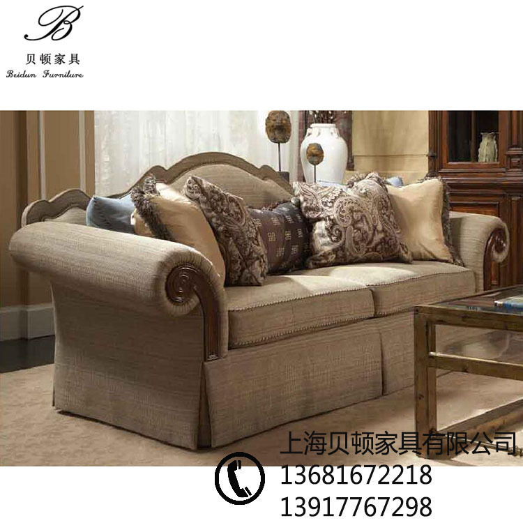 高端定製傢具廠傢直銷美式沙發 精致雕花沙發客廳佈藝沙發批發・進口・工廠・代買・代購