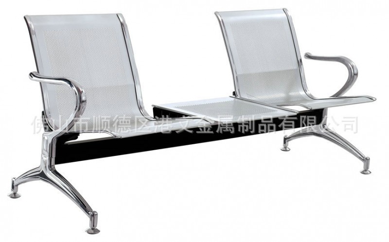 長期供應優質金屬專業機場椅 連身公共機場椅 公共等候椅帶茶幾批發・進口・工廠・代買・代購