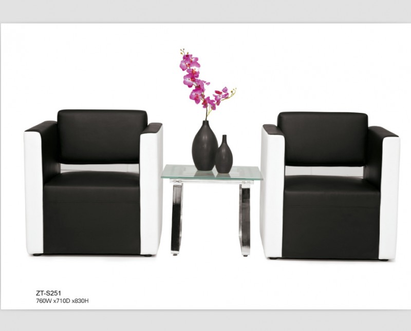 廠傢直銷 新款現代簡約沙發 接待會客時尚沙發 單人位沙發ZT-S251批發・進口・工廠・代買・代購