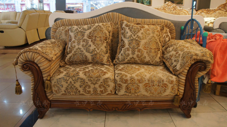 新古典沙發歐式傢具 簡約小戶型佈藝沙發組合 單雙三人位小沙發批發・進口・工廠・代買・代購