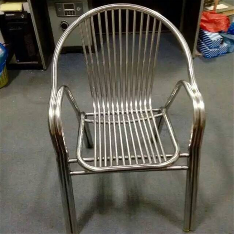 原色加厚201不銹鋼椅 沙灘椅子 不銹鋼餐椅現代靠背椅 加厚辦公椅工廠,批發,進口,代購
